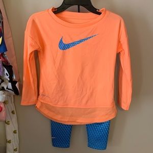 🧡💙 Nike Dri-Fit athletic set For baby girl